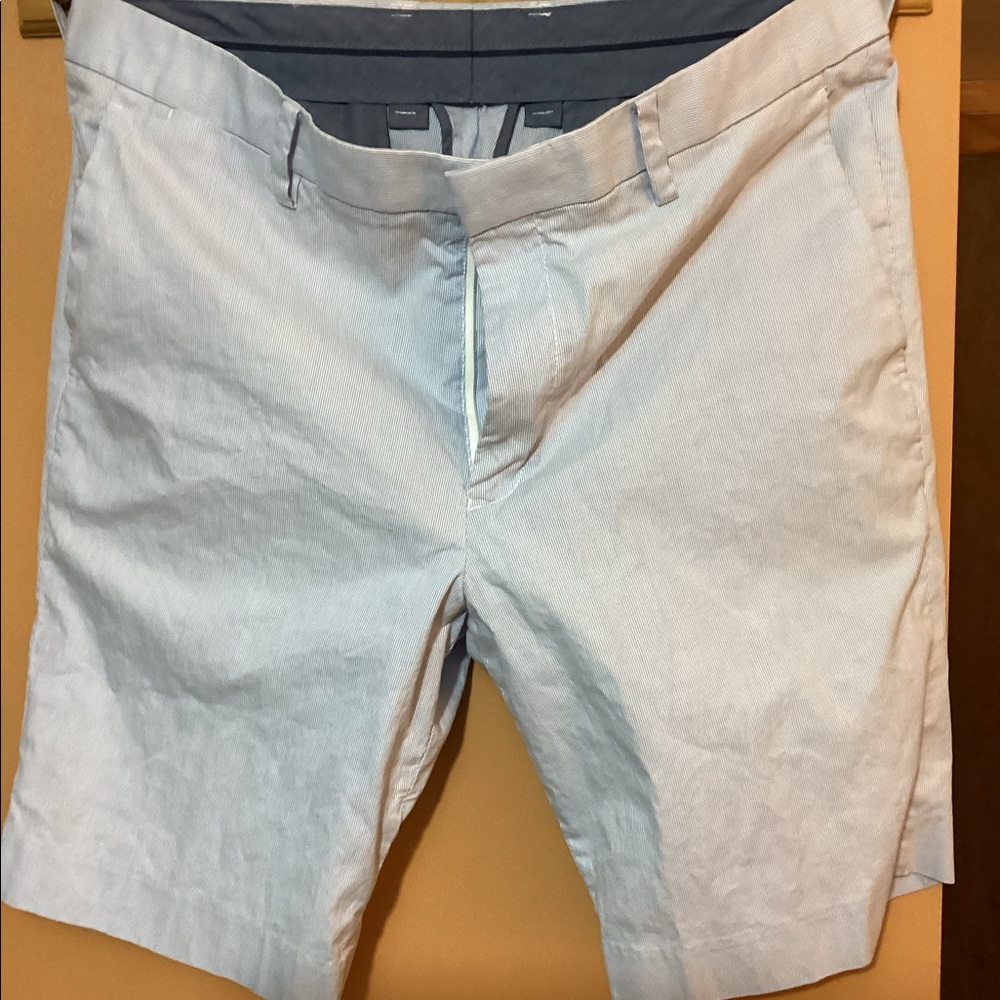 Pinstripe shorts